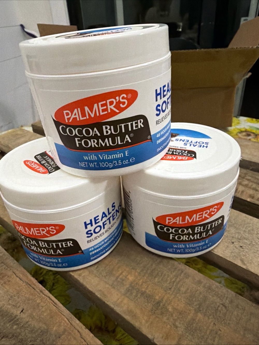 3- Palmers Cocoa Butter Formula Healing Softener - 3.5 oz each